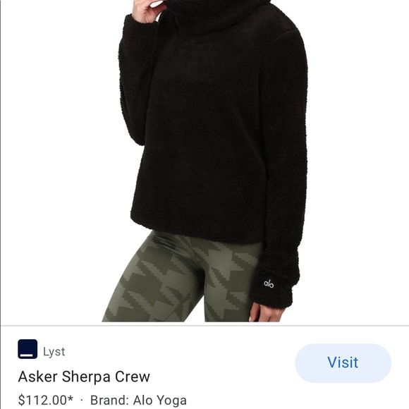 euc Alo Asker Sherpa Fleece Pullover Brown XS - Picture 2 of 6